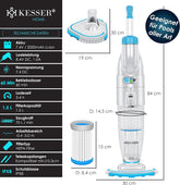 Zwembad stofzuiger - Zwembadstofzuiger - Zwembadreiniger - Blauw - KESSER®